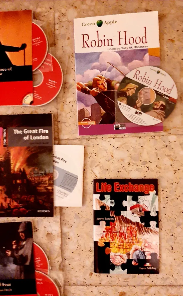 10 libros de inglés,