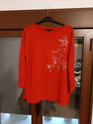 Camiseta Next estrellas lentejuelas Talla XL