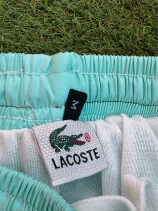Chaqueta deportiva Lacoste verde agua
