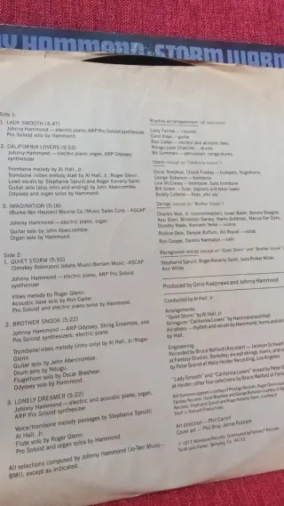 Johnny Hammond - Storm Warning LP