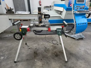 Ingletadora virutex  tm 33h y banco Metabo KGS 216