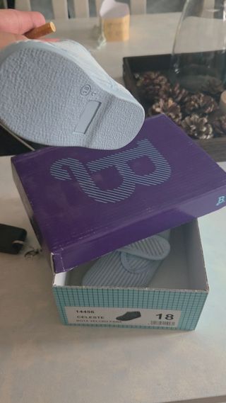 Zapatos de bebé talla 18