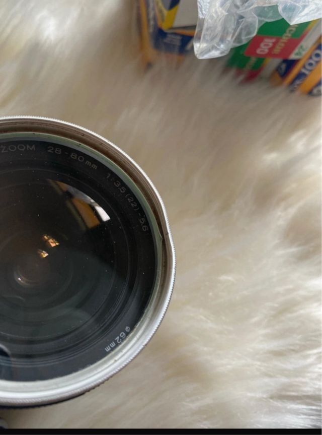 Cámara Minolta Dynax 505 si Súper + Lente