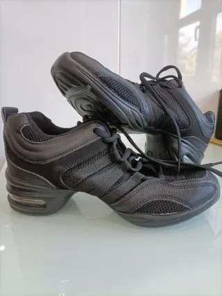 Zapatillas baile estilo capezio suela partida niña