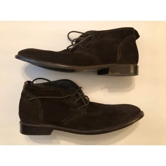 Stivali Chukka in pelle scamosciata marroni