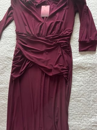 Vestido rojo elegante talla L