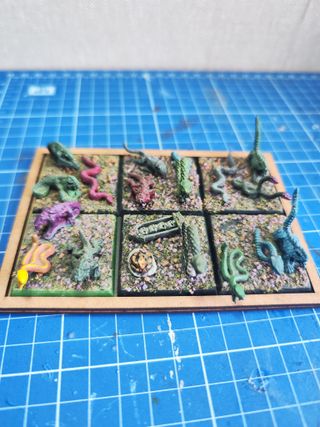 Warhammer Hombres Lagarto 6 Peanas Enjambres