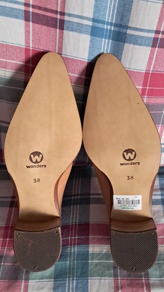 Zuecos camel talla 38 Wonders
