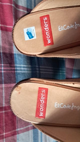 Zuecos camel talla 38 Wonders