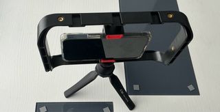 Estabilizador para móvil y cámaras tipo Gopro