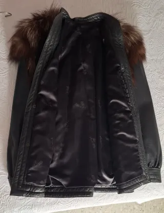 Chaqueta Serra Cuero y Piel Zorro