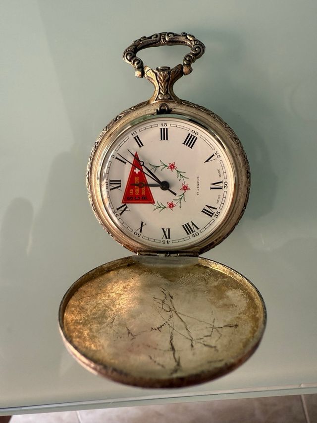 OROLOGIO DA TASCA SVIZZERO TRUCKER DA COLLEZIONE