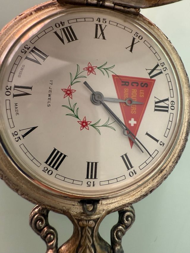 OROLOGIO DA TASCA SVIZZERO TRUCKER DA COLLEZIONE