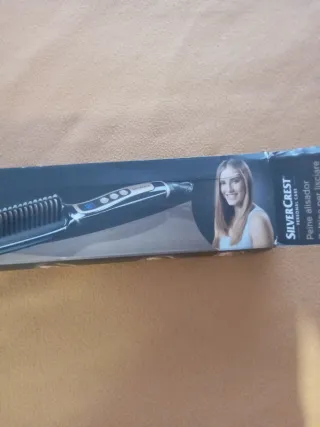 Peine Alisador Pelo Negro/Plata