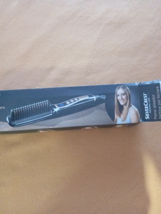 Peine Alisador Pelo Negro/Plata