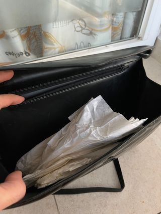 Bolso cartera fiesta negro