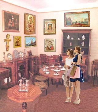 Scuola fiamminga attracco al porto 19° Secolo