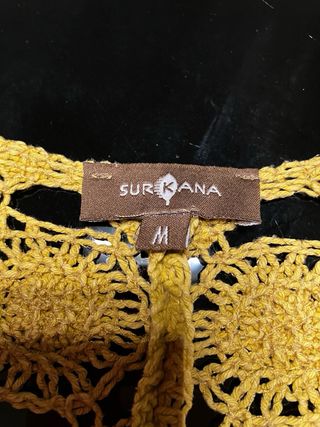 Camiseta manga corta crochet 