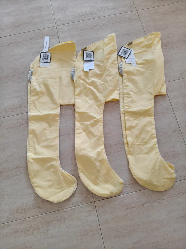 Lote 3 Fundas Almohada Lactancia Amarillas