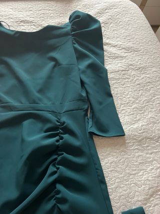 Vestido fiesta verde talla XL