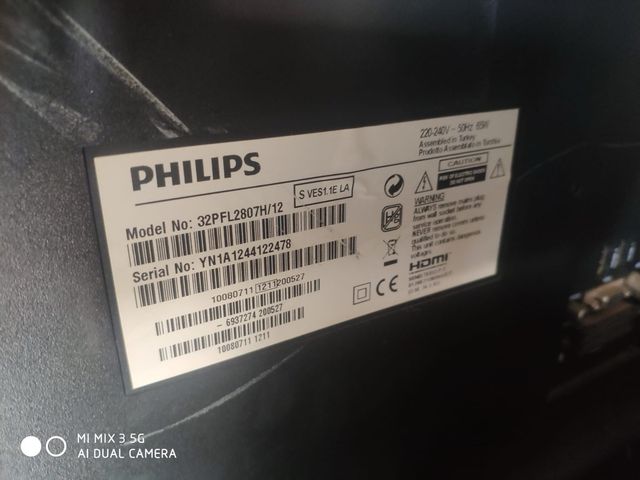 Televisor Philips Negro