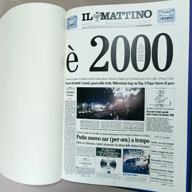 Raccoglitore Il Mattino di Napoli Prime Pagine