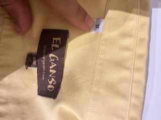 Camisa El Ganso Slim Amarilla Talla S