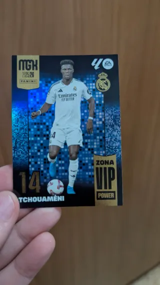 Carta Panini MGK 25/26 Tchouameni VIP Power