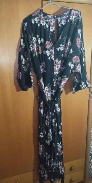 Mono largo estampado floral