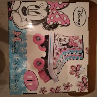 Patines Minnie Mouse 4 Ruedas Talla 33