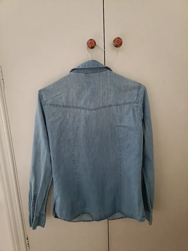 Camisa vaquera Primark azul claro