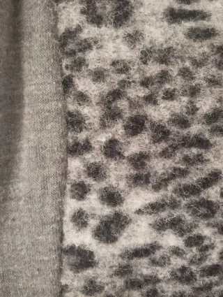 Vestido Gris Animal Print Talla XL