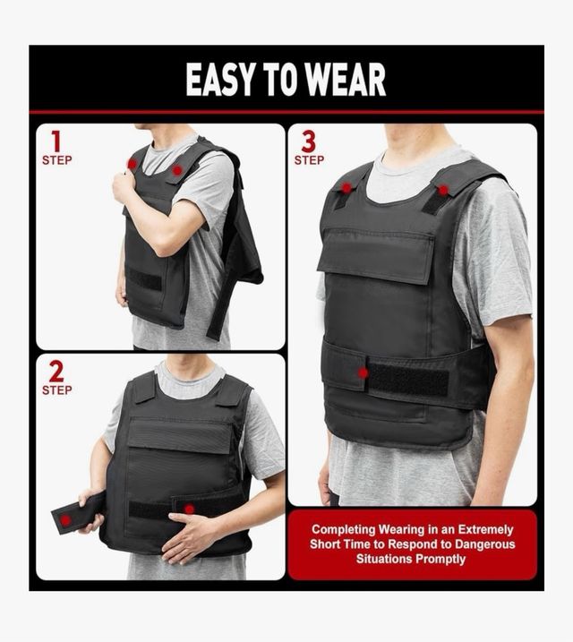 Chaleco protector KOLHGNSE negro
