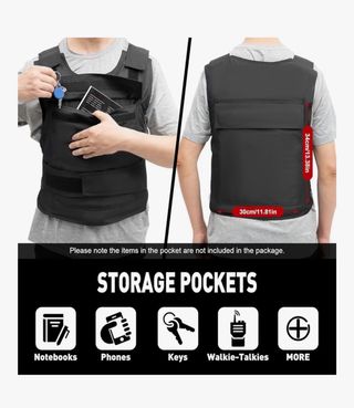 Chaleco protector KOLHGNSE negro