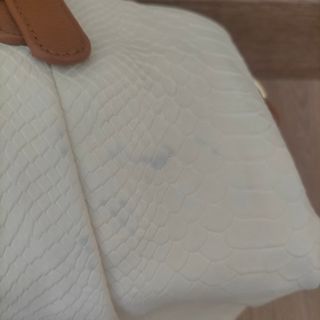 Bolso Desigual Blanco con Detalles Marrones
