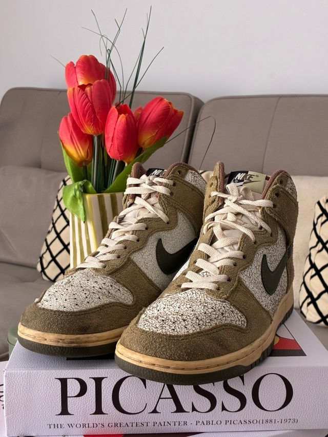 Nike Dunk High Retro Marrón Verde Oliva