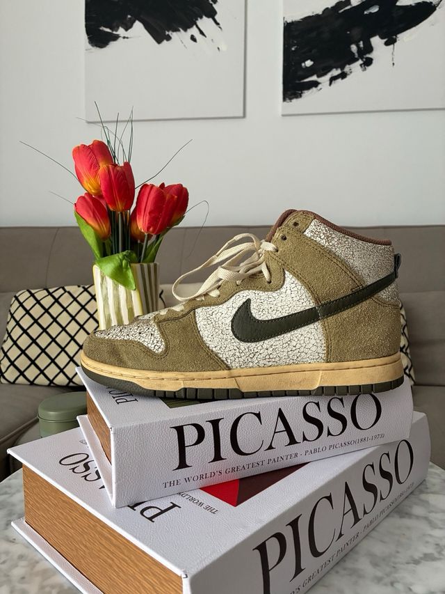 Nike Dunk High Retro Marrón Verde Oliva