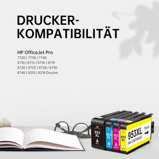 ✨ - JINTUM 953XL Cartuchos Multipack Compatible Re