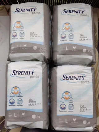 Bragas Serenity Talla L (10 unidades)