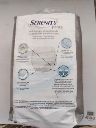 Bragas Serenity Talla L (10 unidades)