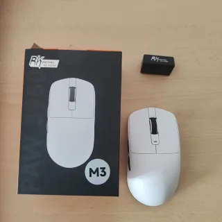 Ratón Royal Kludge M3 Blanco 8K Hz
