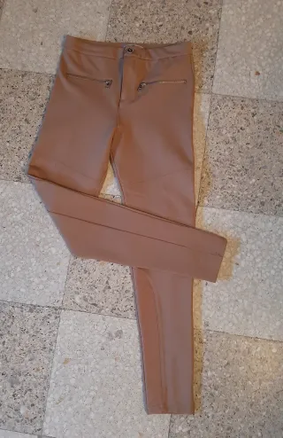Pantalón Camel Talla M Bershka