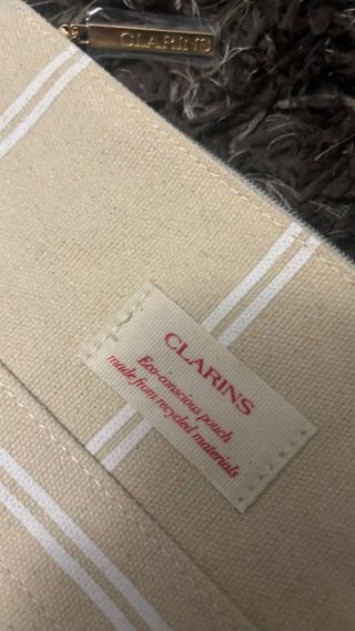 Bolso de playa Clarins + neceseres