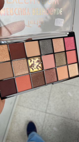 Paleta Sombras O.TWO.O Dorado y Rosa