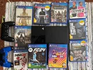 PS4 + 2 Mandos + Juegos