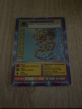 Carta Digimon MetalSeadramon Campeón