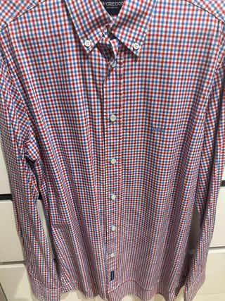 Camisa McGregor cuadros azul y rojo