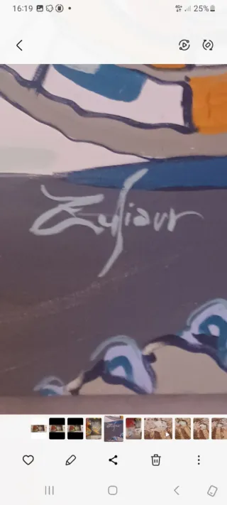 Cuadro del pintor Zufiaur
