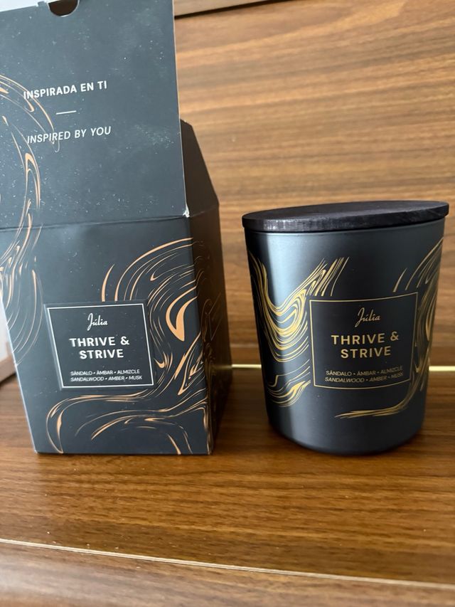 Vela aromática Thrive & Strive