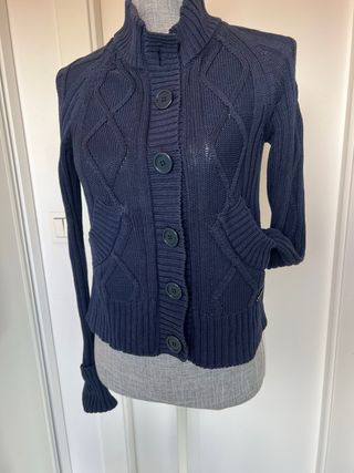Chaqueta Burberry Punto Azul Marino